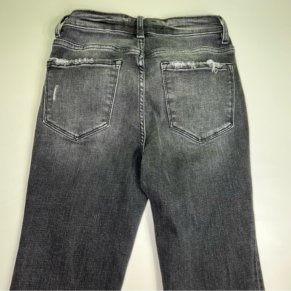 FLYING MONKEY - MID-RISE FLARE W/ EXPOSED BUTTON FLY & SLIT size 24 - Picture 8 of 10